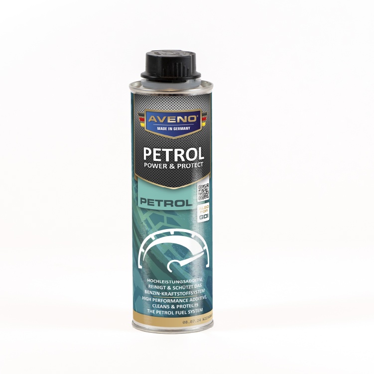 AVENO Petrol Power & Protect 汽油燃油系統清潔保護劑，適用汽油車燃油系統清潔與保護，可用於 GDI 缸內直噴引擎。